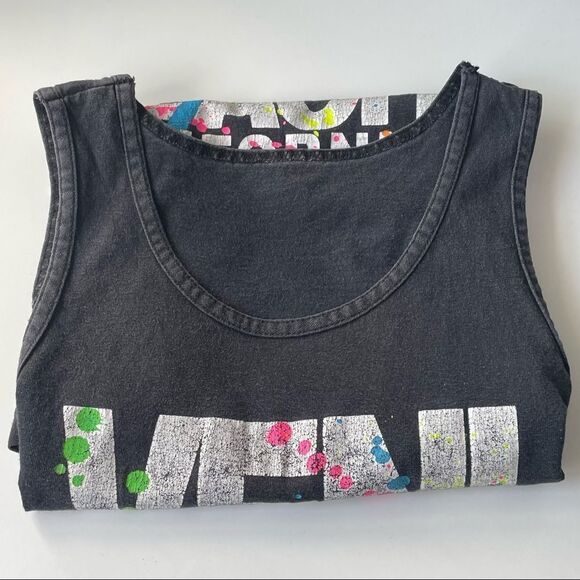 Venice Beach Paint Splatter Tank Sz Small - Picture 5 of 5